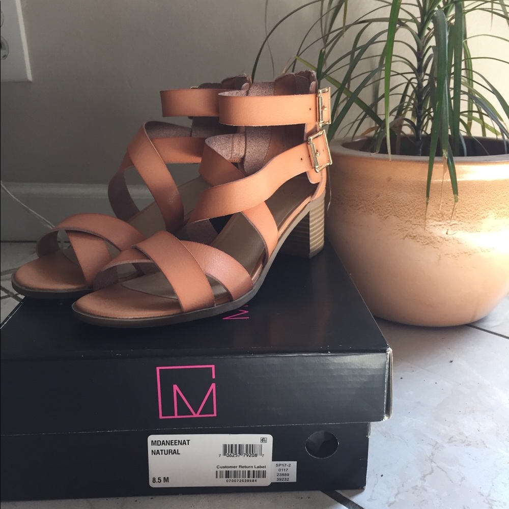 Material Girl Block Heel Sandals